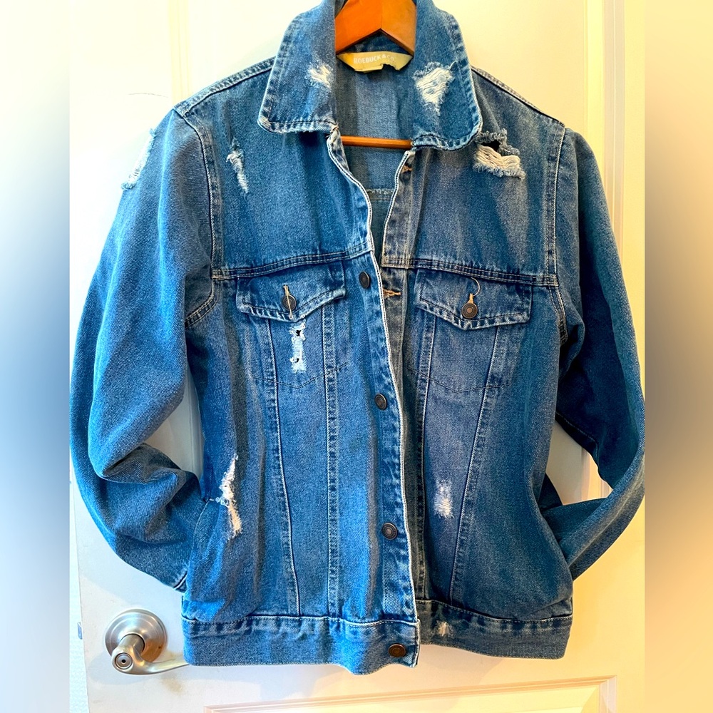 Distressed Denim jacket